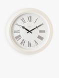 Acctim Cheltenham Roman Numeral Analogue Wall Clock, 50cm, Heathland, Buttermilk