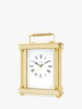 Acctim Marlow Analogue Alarm Carriage Clock, Gold