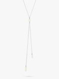 Claudia Bradby Pearl Chain Necklace, Silver