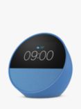 Amazon Echo Spot (2024) Smart Alarm Clock with 2.8” Screen & Alexa Voice Recognition & Control, Blue