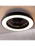 Brilliant Lighting Mazzaro Semi Flush Ceiling Fan Light