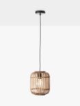 Brilliant Lighting Woodrow Ceiling Pendant, Light Brown