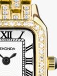 Sekonda Women's Monica Crystal Bracelet Strap Watch, Gold