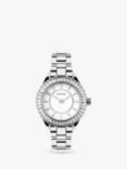 Sekonda 40670 Women's Margot Crystal Bracelet Strap Watch, Silver