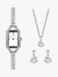 Sekonda Women's Gatsby Watch, Pendant Necklace and Stud Earrings Gift Set