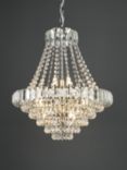 English Heritage Osborne 12 Light Crystal Chandelier Pendant Ceiling Light, Clear