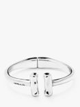 UNOde50 Genderless Collection Tube Open Cuff, Silver