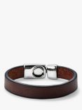 UNOde50 Unisex Leather Bracelet, Brown