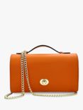 Apatchy Josie Leather Clutch Bag, Orange