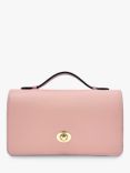 Apatchy Josie Leather Clutch Bag, Baby Pink