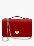 Apatchy Josie Leather Clutch Bag, Chilli Red