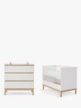 Obaby Astrid Mini Cotbed and Changing Unit Dresser Room Set, White