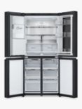 LG GMG860EPBE Freestanding 50/50 American Fridge Freezer, Black