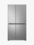 LG GSBC40PYPE Freestanding 60/40 American Fridge Freezer, Silver