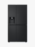 LG GSLE81EPBC Freestanding 60/40 Amercian Fridge Freezer, Black