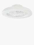 Seynave Ricardo Small Ceiling Fan & Flush LED Light, White