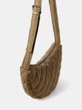 Mint Velvet Quilted Sling Bag, Khaki