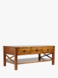 Laura Ashley Balmoral 3 Drawer Coffee Table, Honey