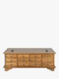 Laura Ashley Garrat 12 Drawer Coffee Table, Honey