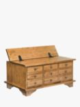 Laura Ashley Garrat 9 Drawer Coffee Table, Honey