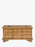 Laura Ashley Garrat 9 Drawer Coffee Table, Honey