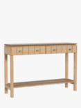 Laura Ashley Braystone 2 Drawer Console Table, Washed Oak