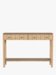 Laura Ashley Braystone 2 Drawer Console Table, Washed Oak