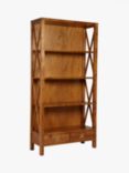 Laura Ashley Balmoral 2 Drawer Single Bookcase, Honey