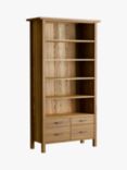 Laura Ashley Milton 4 Drawer Single Bookcase, Oak