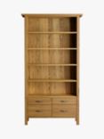 Laura Ashley Milton 4 Drawer Single Bookcase, Oak