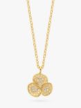 DPT Antwerp Poppy Pendant Necklace, Gold