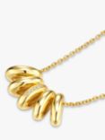 DPT Antwerp Layered Band Necklace, Gold