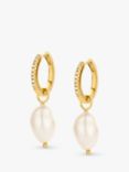 DPT Antwerp Endless Baroque Pearl Drop Earrings, Gold