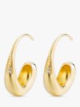 DPT Antwerp Honey Hoop Earrings, Gold