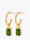 DPT Antwerp Diopside Drop Earrings, Gold