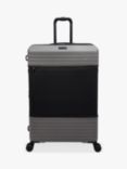 it luggage Attuned 8-Wheel 80cm Large Expandable Suitcase, 157L, Charcoal