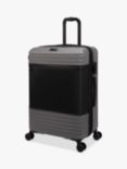 it luggage Attuned 8-Wheel 70cm Medium Expandable Suitcase, 106L, Charcoal