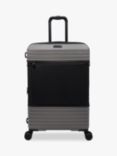 it luggage Attuned 8-Wheel 70cm Medium Expandable Suitcase, 106L, Charcoal