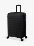 it luggage Legion 8-Wheel 70cm Medium Expandable Suitcase, 104L, Black