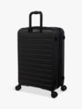 it luggage Legion 8-Wheel 70cm Medium Expandable Suitcase, 104L, Black