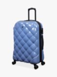 it luggage St Tropez Trois 8-Wheel 68cm Expandable Medium Suitcase, 96L, Blue