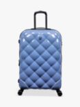 it luggage St Tropez Trois 8-Wheel 68cm Expandable Medium Suitcase, 96L, Blue