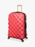 it luggage St Tropez Trois 8-Wheel 78cm Expandable Medium Suitcase, 142L, Coral