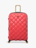 it luggage St Tropez Trois 8-Wheel 78cm Expandable Medium Suitcase, 142L, Coral