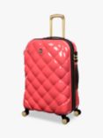 it luggage St Tropez Trois 8-Wheel 68cm Expandable Medium Suitcase, 96L, Coral