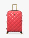 it luggage St Tropez Trois 8-Wheel 68cm Expandable Medium Suitcase, 96L, Coral