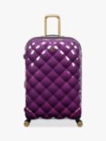 it luggage St Tropez Trois 8-Wheel 78cm Expandable Medium Suitcase, 142L, Purple