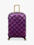 it luggage St Tropez Trois 8-Wheel 68cm Expandable Medium Suitcase, 96L, Purple