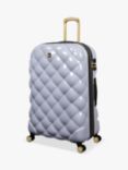 it luggage St Tropez Trois 8-Wheel 78cm Expandable Medium Suitcase, 142L, Silver