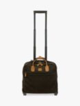 Bric's Life Carry-On Wheeled Laptop Suitcase Bag, Green Olive